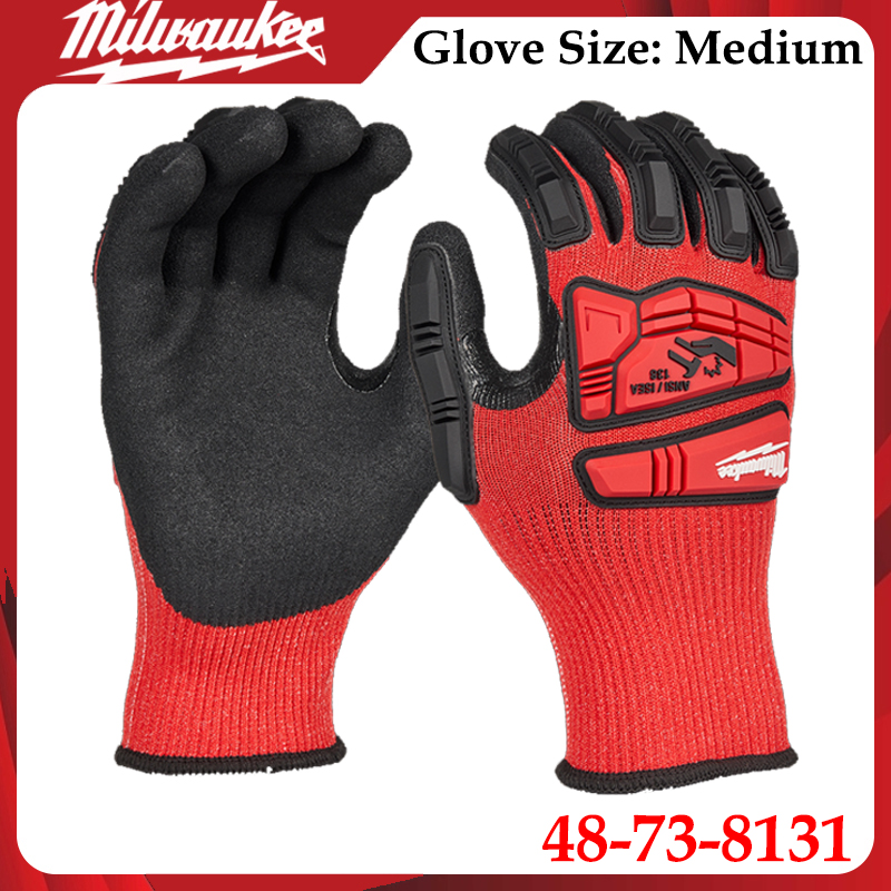 قفازات العمل ميلووكي 48-73-813 - مراجعة Motorcycle Glove Knuckle وسعره