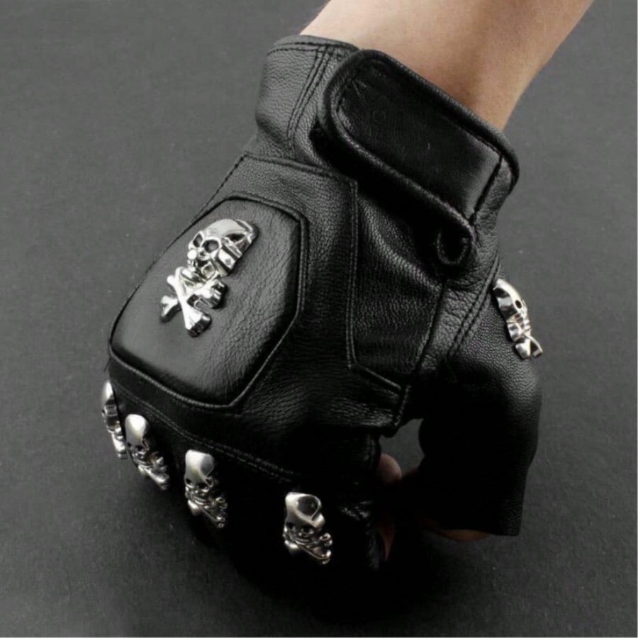 قفازات رجالية بدون أصابع من ال - مراجعة Leather Driving Glove وسعره