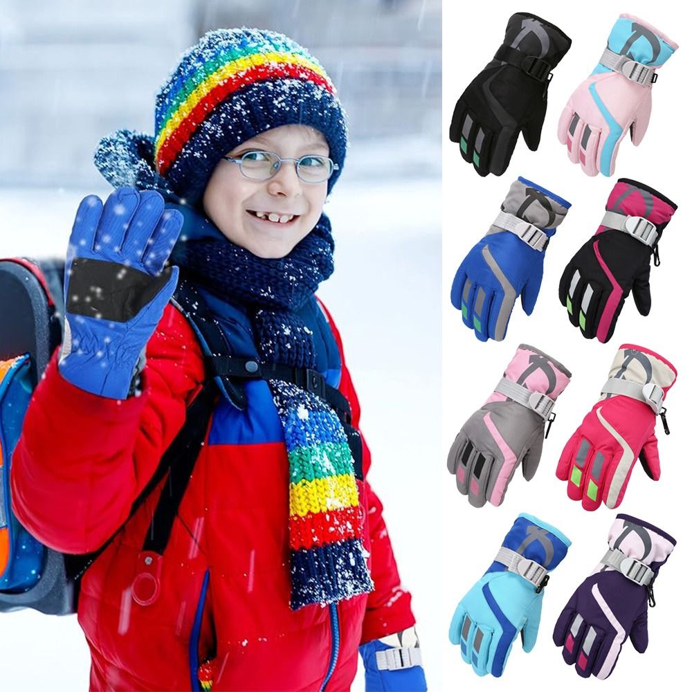 قفازات تزلج لطيفة للأطفال مقاو - مراجعة Ski Glove Waterproof وسعره